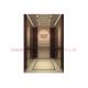 Vvvf Control 400kg Load Residential Glass Elevator With Wood Veneer