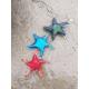 Blue Modern Sea Star Glass Craft For Decoration Custom Color LOGO Handblow