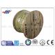Ungalvanized Elevator Wire Rope ZS Lay With Diameter 13mm , 8x19W+FC