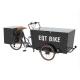 High Load Capacity 3 Wheel Cargo Bicycle With Larger Main Box And Storage Tank
