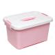 Rectangle PP Sterilite Storage Containers With Wheels For Kitchen