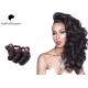 Curly Natural 7A European Virgin Hair , 10 inch - 30 inch Lady Hair Extensions