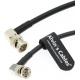 12G BNC Coaxial Cable HD SDI BNC Male To Male L Shaped For 4K Video Camera 1M Black
