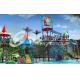 Outdoor Water Amusement Parks Custom Water Slides Combination For Hotel