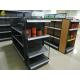 Perforated Backing Gondola Store Shelving , Double Sided Convenience Store Display Racks