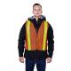 R112 Mesh Fabric PVC Tapes Adjustable Safety Reflective Clothing Vest for Unisex S-3XL
