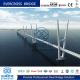 Cable Suspension Structural Steel Bridge Railway Traffic Custom Steel Bridge
