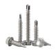 DIN15480 Carbon Steel Self Drilling Screw ST3.5 ST4.2 Hex Washer Head