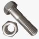 Zinc Coated Hex Head Bolt , Half Thread Heavy Hex Structural Bolt M6-M24