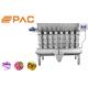 Horizontal 8 Head High Speed Weigher For Oily Sticky Fresh Food