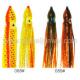 Soft squid skirt fishing lure  size:3~15 color: 81#~92#