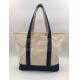 Natural Cotton Canvas Tote Bags With Lots Of Pockets Large Capacity ECO Material