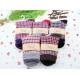 Wholesale christmas patterned design high quality comfortable wool dress socks for women