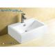 SGS Ceramic Art Wash Basin 525*420*160 mm Size Single Hole Faucet Mount