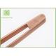 Beech Wood House Kitchen Wares 30cm Small Kitchen Tongs For Ice Food Salah Picker