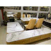 No Cracks Marble Top Tea Table , Italian Style Design Quartz Top Coffee Table