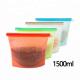 Eco Friendly Waterpoof Leakproof Snack Reusable Silicone Food Storage Bag