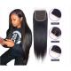 Brazilian Straight 8 - 20 Inch Virgin Human Hair Extensions Closure 1B