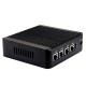 RJ45 COM Fanless Mini PC 4 Ethernet LAN Quad Core J1900 E3845 Support PFsense