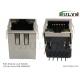 Shielded RJ45 Modular Jack Connector, Through Hole Type, 10/1000 Mbps