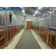 Weatherproof Bamboo Horse Stable Stall Customized With Sliding Type Door