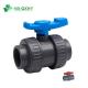 2 Inch 4 Inch 6 Inch PVC True Union Ball Valve Double for Shutoff Function QX Standard