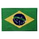 ODM Blend Twill Brazil Country Flag Patches Embroidery Border