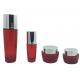 Red Empty Cosmetic Containers 30g 50g Essential Oil Glass Dropper 30ml 50ml 80ml 100ml