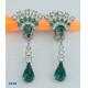 Fashion imitation jewelry dangle drop earrings with competitive price