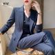 Sexy Women Formal Suit Trousers 3 Pcs Black Office Lady Suit Formal Suppliers Breathable