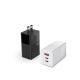 65W 3 Port PD GaN Charger QC4.0 Usb C Wall Adapter For IPhone