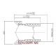1/2.7 3.5mm F2.5 Megapixel M8x0.35 mount 88degrees low distortion mini camera lens