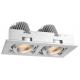 2*7W Double Head Aluminum 2700K Dimmable Five Star LED Downlights R3B0394
