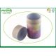 Candle Paper Cylinder Containers , Color Printing Kraft Paper Tube Packaging