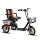 Double Basket Adult Electric Tricycle for Shopping Range per Power 31-60 km 25KGS