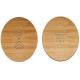 Bamboo wireless phone charging pad 10W fast charging wireless Charger 9V 3A