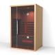 Hemlock / Red Cedar Indoor 2 Person Infrared Sauna For Home