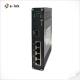 RJ45 Industrial Ethernet POE Switch 5W 10/100/1000Base-T Automatic Resettable