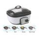 Slow Small Electric Multi Cooker Glass Cover With Stainless Steel Steamer Rack