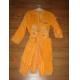 100% cotton velour woven terry adult hooded robe with slippers