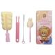 50 gram Sponge Bottle Brush Set Straw Cleaning 3in1 With Size Is 8*18*4cm And