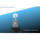 glass trophy/crystal awards/decoration made of glass/golf ball on tall cube award