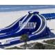 Funny High Altitude Games Giant Inflatable Slide / PVC Dry Water Slide For Children