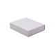 Weight 180.2g Flip Top Gift Boxes With Magnetic Catch White Color Rectangle Shape