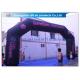 Durable Black Inflatable Arch , 26 Feet Inflatable Entrance Arch For Advertising