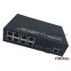Smart 10 Port Gigabit Ethernet Switch For Ethernet Ring Network With 8 RJ45 Ports And Two SFP