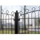 double horizontal wire welded arched doubled wire mesh fence