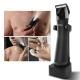 Men Ipx7 Waterproof Body Groin Hair Clipper Two Cutter Head Rechargeable