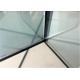 Low E Insulated Tempered Glass Panels High Visible Light Transmission For Building Facade