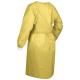 Ultra Low Linting PP Isolation Gown High Structure Strength Yellow Color